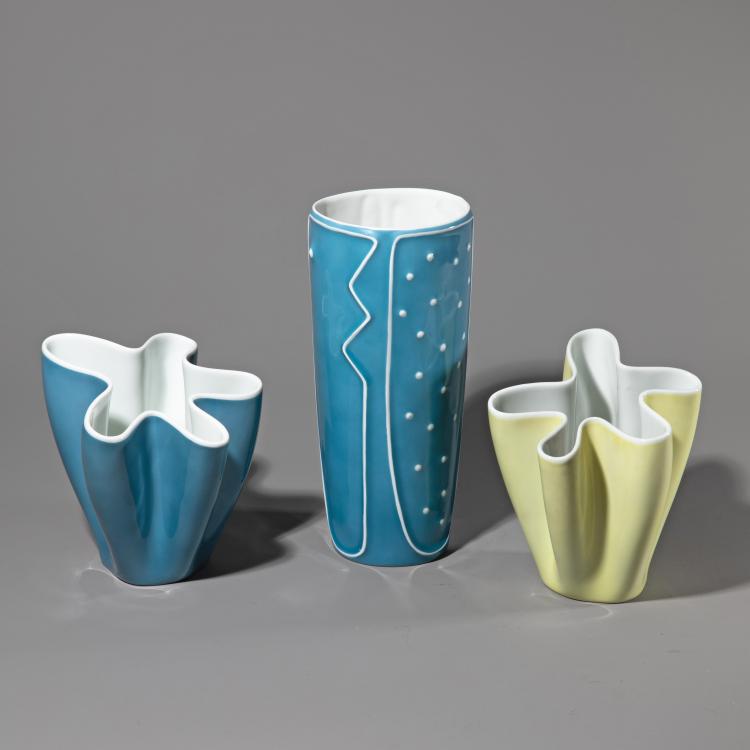 Hauptbild zu Objekt, Set von 3 Vasen, Beate Kuhn, Rosenthal, K-16O 146