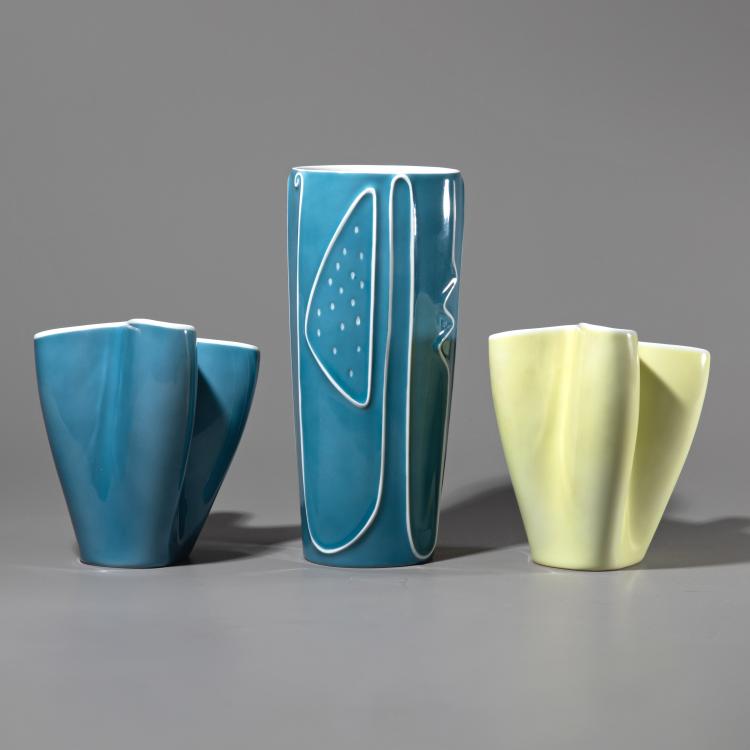 Bild 1 zu Objekt, Set von 3 Vasen, Beate Kuhn, Rosenthal, K-16O 146