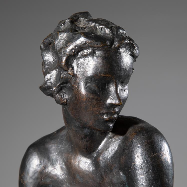 Bild 1 zu Objekt, Bronze 'Hockende', 1926, Fritz Klimsch, Noack, H., Berlin, K-16B 287