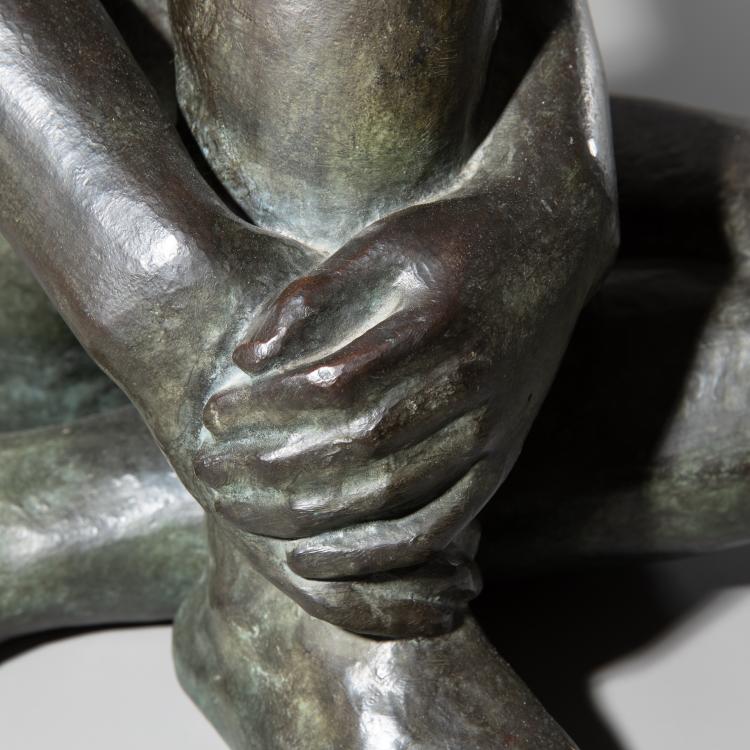 Bild 2 zu Objekt, Bronze 'Tr&auml;umende', 1935, Fritz Klimsch, Noack, H. Berlin, K-16B 289