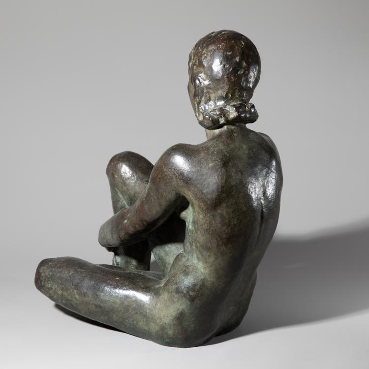Bild 3 zu Objekt, Bronze 'Tr&auml;umende', 1935, Fritz Klimsch, Noack, H. Berlin, K-16B 289