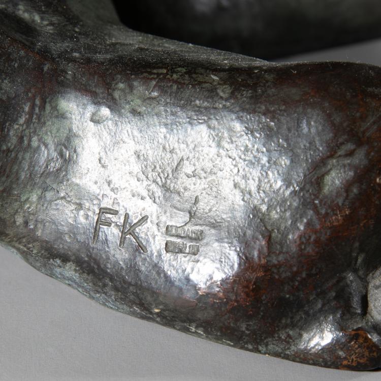 Bild 4 zu Objekt, Bronze 'Tr&auml;umende', 1935, Fritz Klimsch, Noack, H. Berlin, K-16B 289