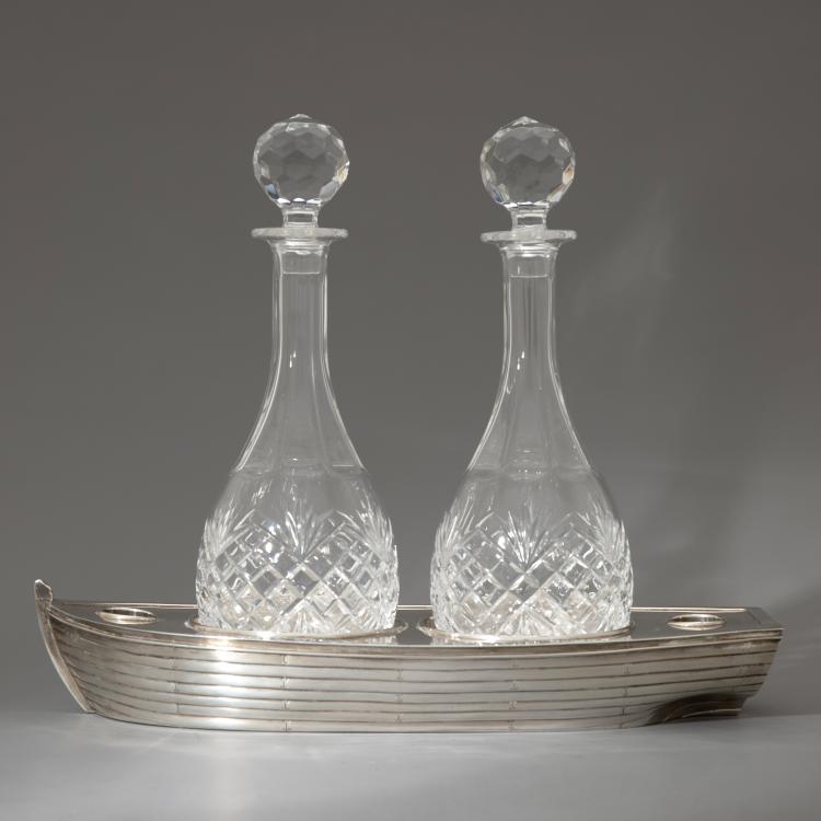 Bild 1 zu Objekt, Liqueurset mit zwei Karaffen, 1986, Comyns, Richards Ltd., London, K-16A 95