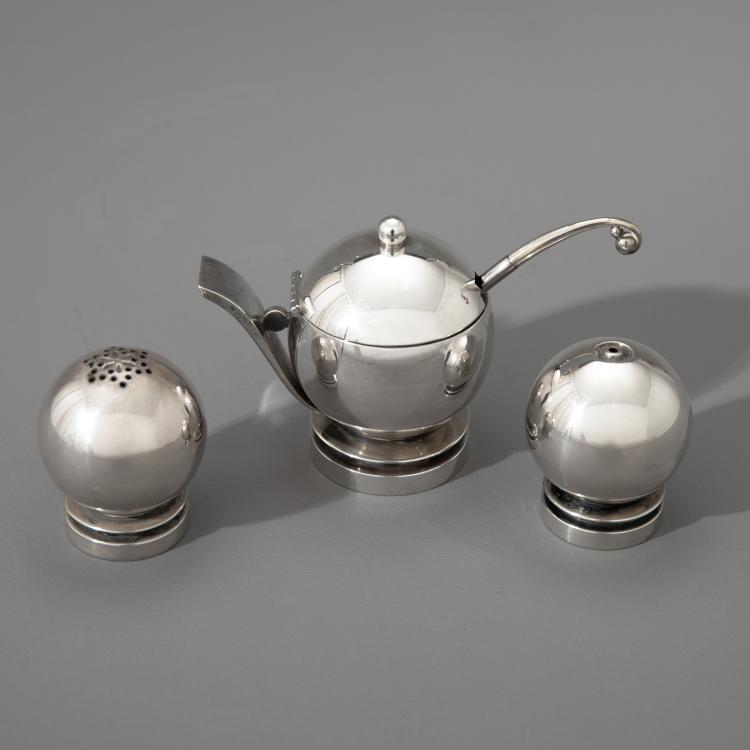 Bild 3 zu Objekt, F&uuml;nfteilige Menage, um 1930, Harald Nielsen, Jensen, Georg, K-16A 129