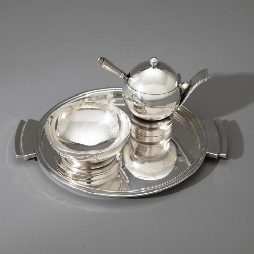 Vierteilige Menage, um 1930