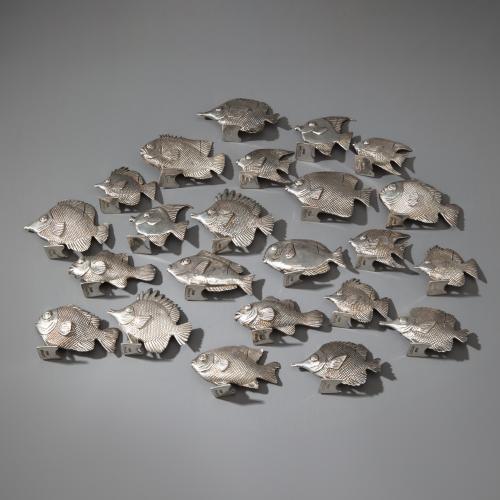 23 Tischkartenhalter in Fischform