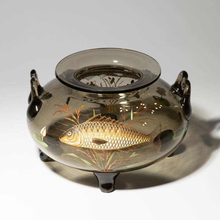 Hauptbild zu Objekt, Henkelvase, um 1885-90, Jean, Auguste, Paris, K-16A 160