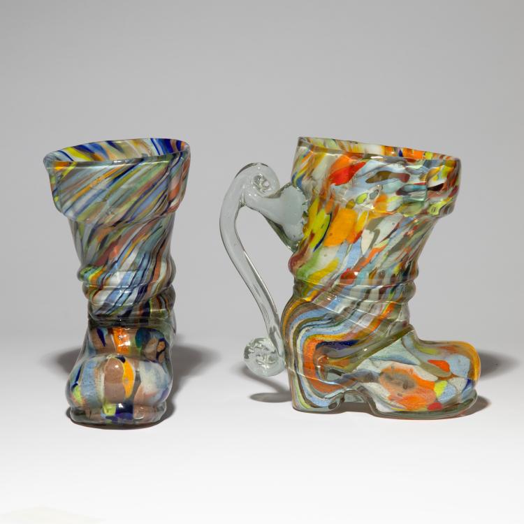 Bild 1 zu Objekt, Zwei Stiefel, 1950er Jahre, Murano, K-16A 186