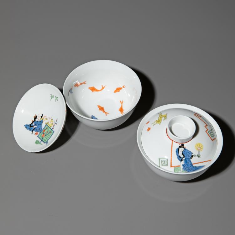 Bild 3 zu Objekt, Teeservice Kakiemon-Stil mit Figuren, Meissen, KPM, K-16A 199