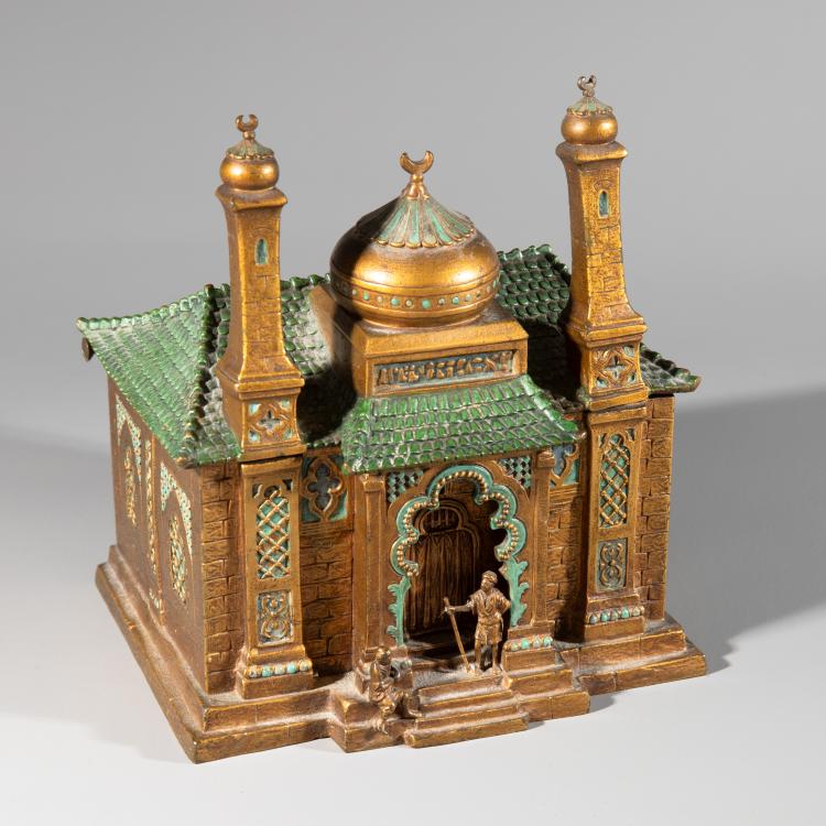 Hauptbild zu Objekt, Schatulle 'Moschee', um 1900, Franz Xaver Bergmann, Bergmann, Franz Xaver, Wien, K-16B 281