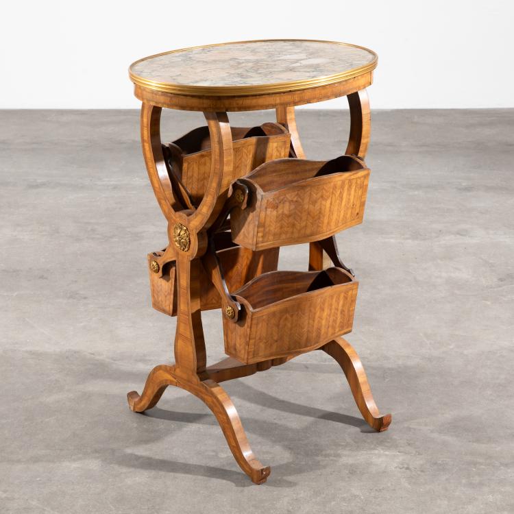 Hauptbild zu Objekt, Arbeitstischchen im Stil Louis XVI., K-16A 64