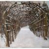 'Snow-covered arbor in the park of Sanssouci Palace', 1909