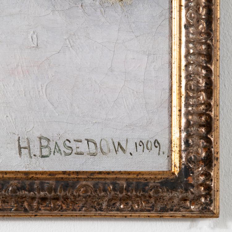 Bild 3 zu Objekt, Verschneiter Laubengang im Park von Schlo&szlig; Sanssouci, 1909, K-16B 310