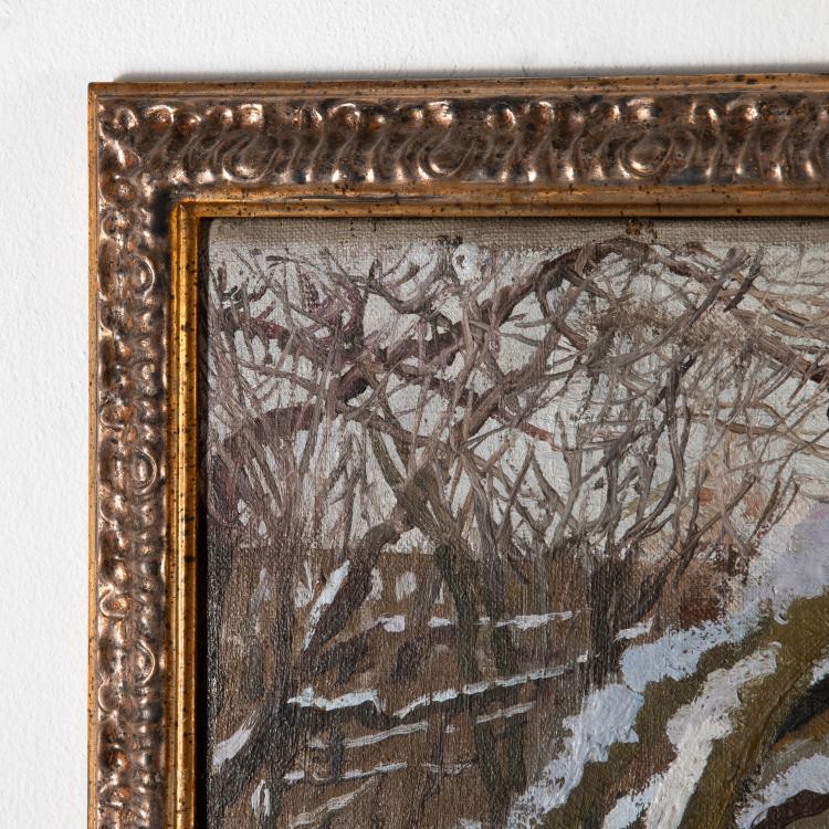 Bild 4 zu Objekt, Verschneiter Laubengang im Park von Schlo&szlig; Sanssouci, 1909, K-16B 310