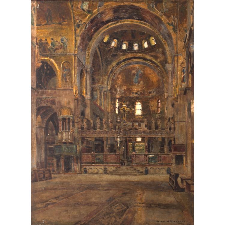 Hauptbild zu Objekt, 'Innenansicht von San Marco in Venedig', K-16B 303