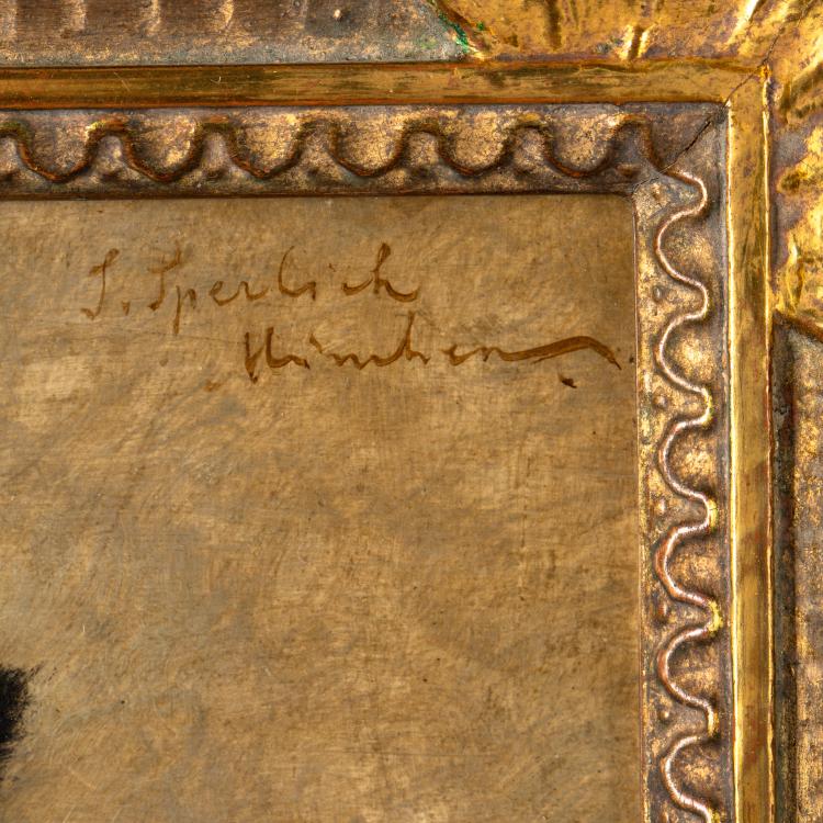 Bild 2 zu Objekt, 'Katzen und Welpen am Milchnapf', K-16B 306