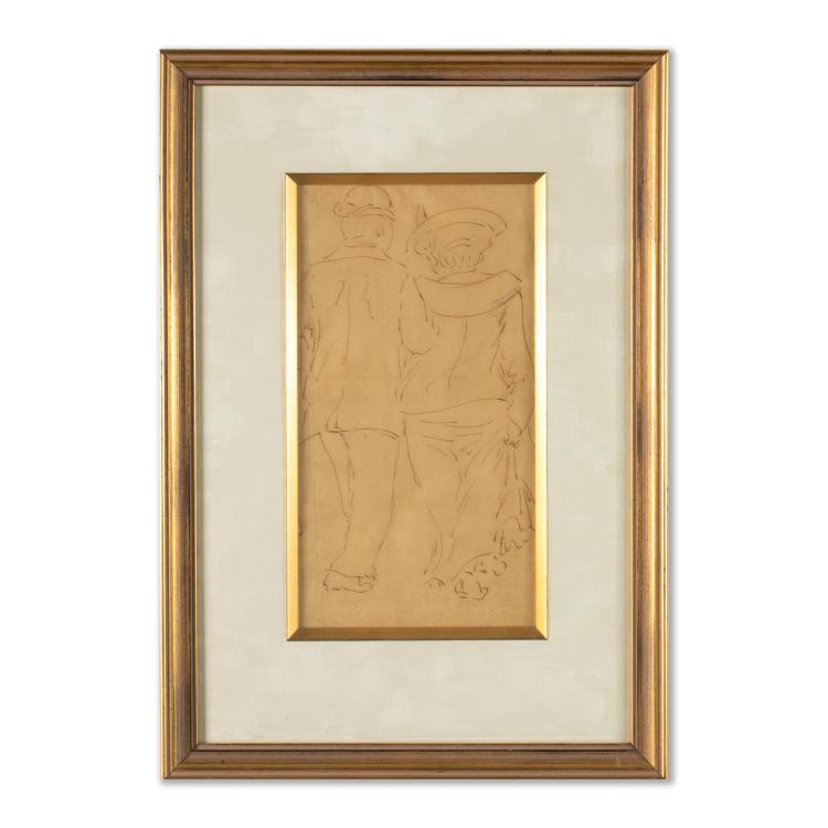 Bild 1 zu Objekt, Untitled, (Elegant couple viewed from behind), Heinrich Zille, K-16B 316