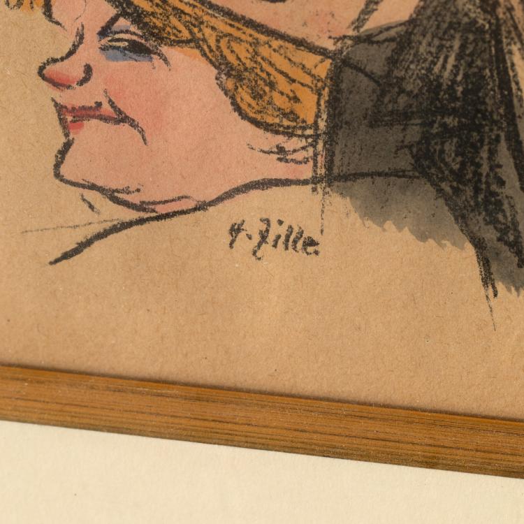 Bild 2 zu Objekt, 'Guests of the Nussbaum', Heinrich Zille, K-16B 315