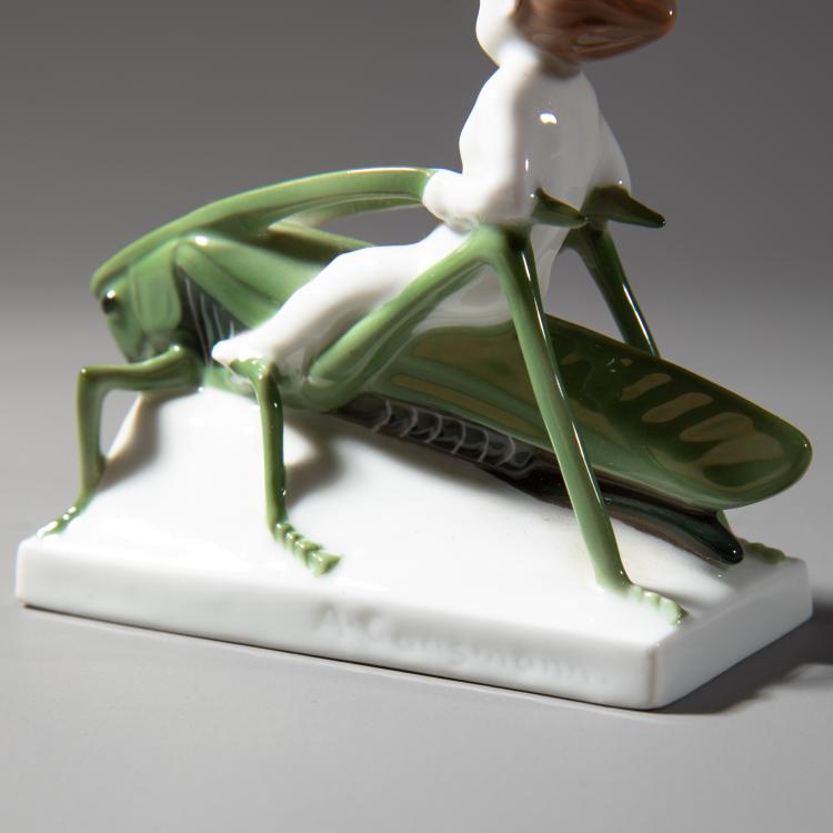 Bild 4 zu Objekt, Zwei Porzellanfiguren 'Sommerritt', Albert Caasmann, Rosenthal, Selb, K-16A 192