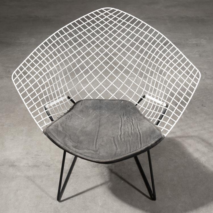 Bild 3 zu Objekt, 3 Sessel Modell Diamond, Harry Bertoia, Knoll International, K-16B 659
