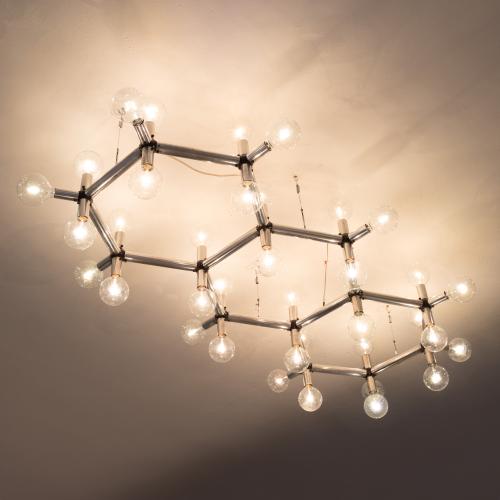Large ceiling light model light structure