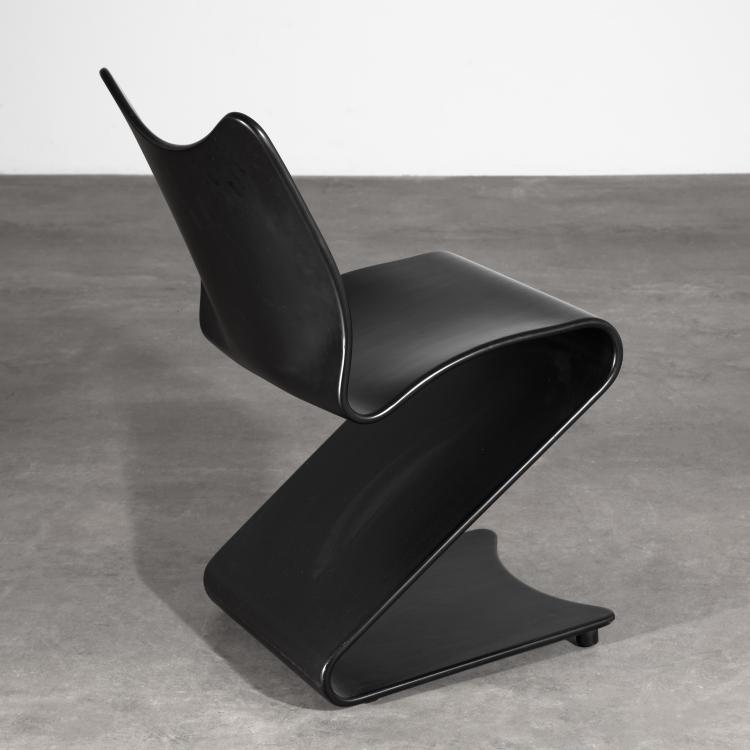 Bild 3 zu Objekt, Schichtholz Stuhl Modell S-Chair 275, Verner Panton, Thonet / Sommer, K-16B 702