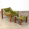 Rare lounge chair + ottoman