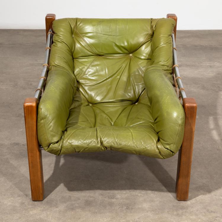 Bild 1 zu Objekt, Seltener Lounge Sessel + Ottomane, Jean Gillon, K-16B 656