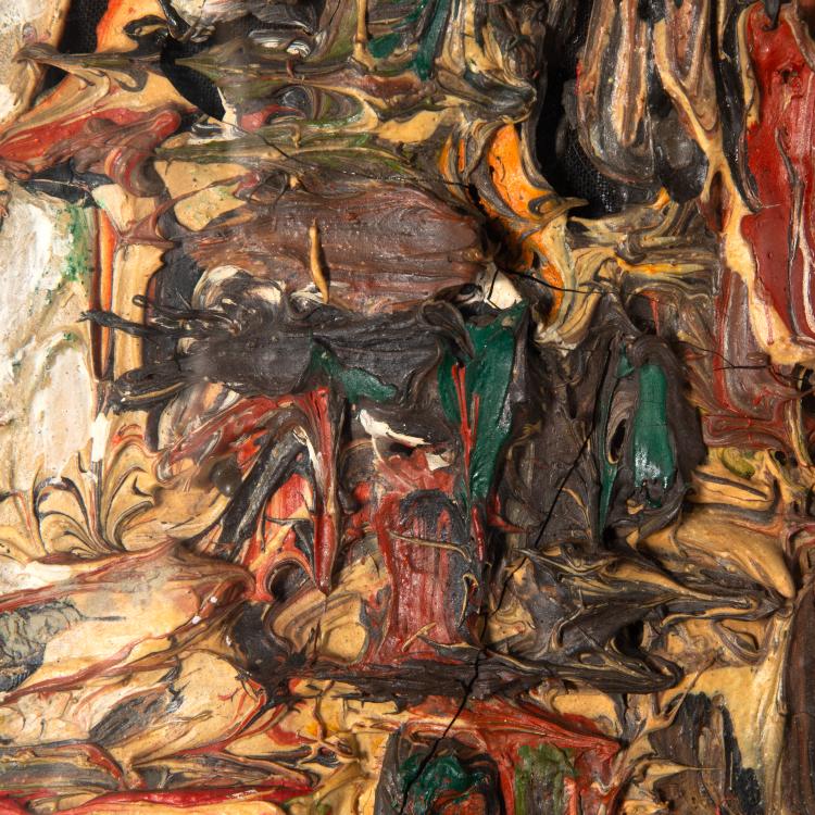 Bild 4 zu Objekt, Farbobjekt 'Henry la Pens&eacute;e', 1957, Gerhard Hoehme, K-16B 402