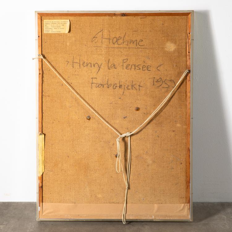 Bild 6 zu Objekt, Farbobjekt 'Henry la Pens&eacute;e', 1957, Gerhard Hoehme, K-16B 402