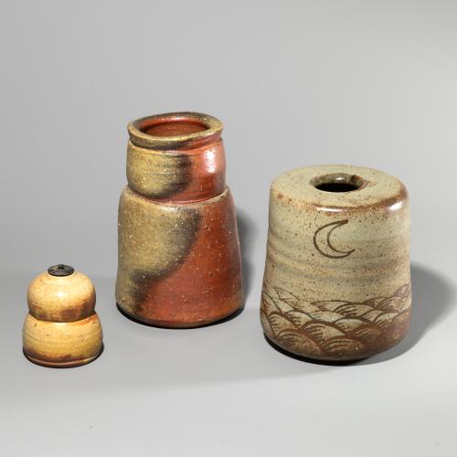 Three ceramic vessels