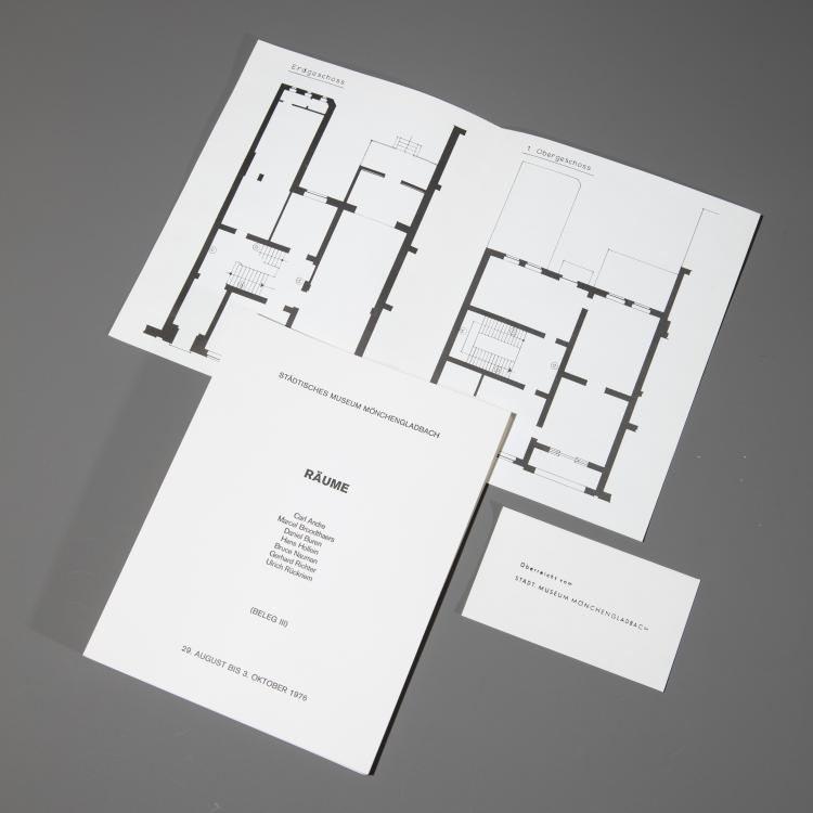 Bild 1 zu Objekt, 2 Kassetten-Kataloge, 1969/1979, Hanne Darboven, K-16B 477