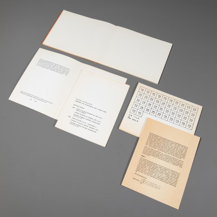 Bild 3 zu Objekt, 2 Kassetten-Kataloge, 1969/1979, Hanne Darboven, K-16B 477