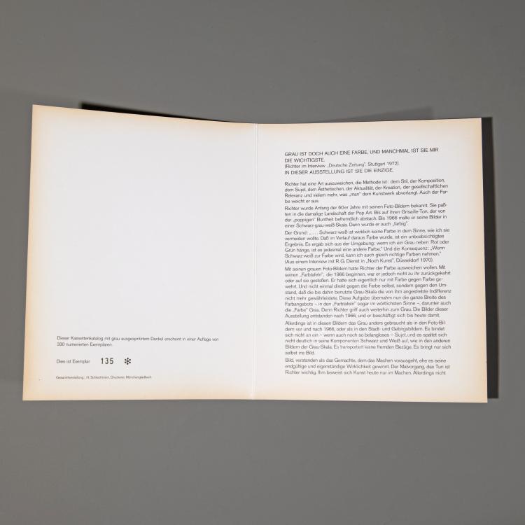 Bild 4 zu Objekt, Kassetten-Katalog, 1974, Gerhard Richter, K-16B 475