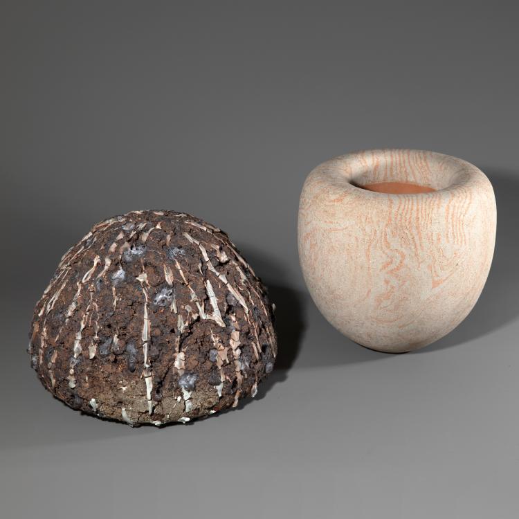 Hauptbild zu Objekt, Keramikplastik und Vase, K-16O 120