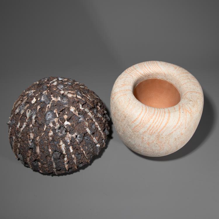 Bild 4 zu Objekt, Keramikplastik und Vase, K-16O 120
