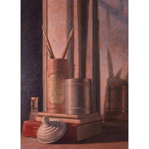 'Stilleben mit japanischen Pinseln', 1986