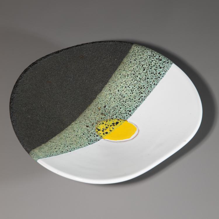 Bild 1 zu Objekt, Two vases and a bowl for the de Bijenkorf department store, Ettore Sottsass, Bitossi, Montelupo, de Bijenkorf, K-16B 773