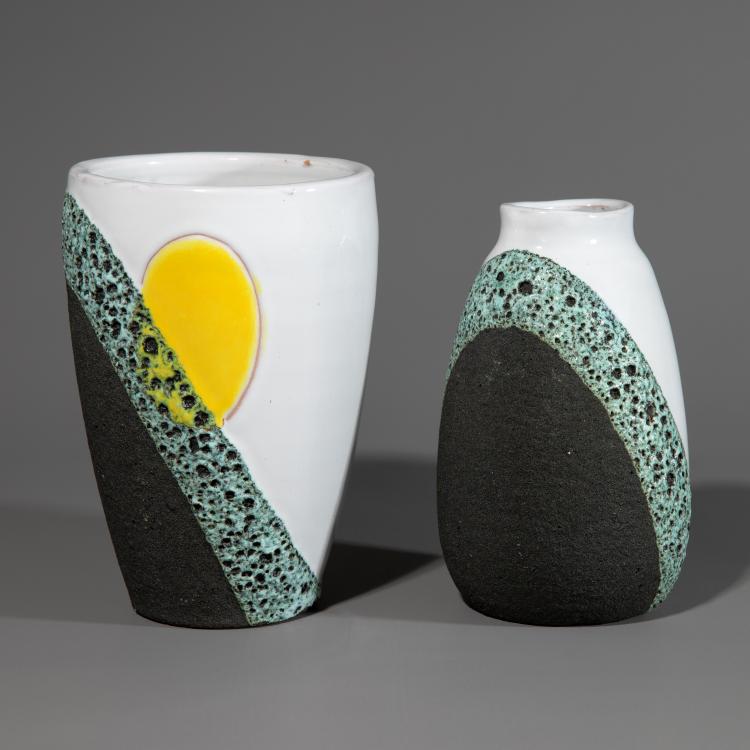 Bild 3 zu Objekt, Two vases and a bowl for the de Bijenkorf department store, Ettore Sottsass, Bitossi, Montelupo, de Bijenkorf, K-16B 773