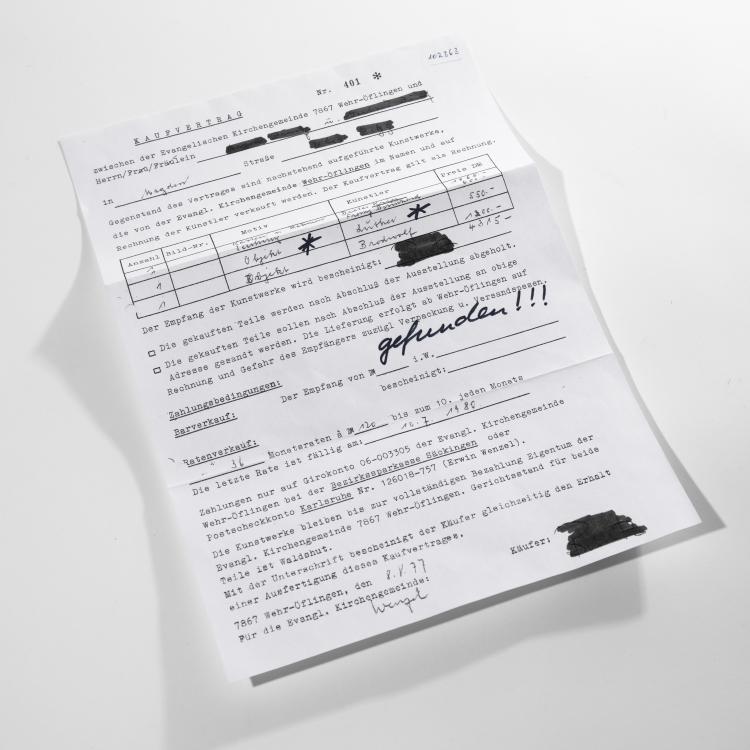 Bild 8 zu Objekt, Ohne Titel, Hohlspiegelobjekt,1976, Adolf Luther, K-16B 416