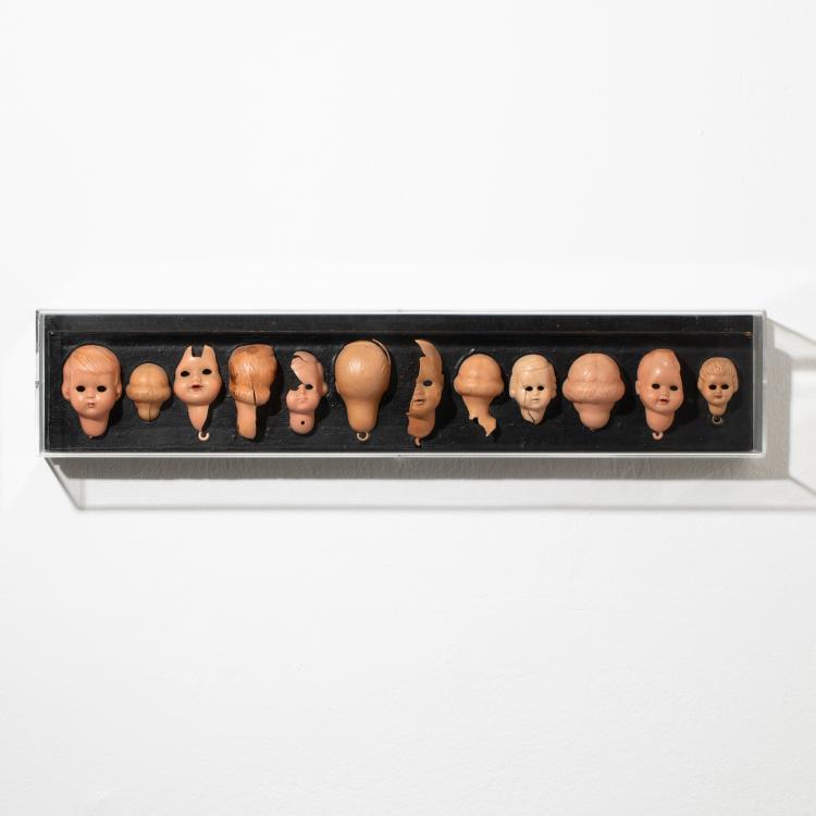 Hauptbild zu Objekt, 'Eins rechts - eins links' (Vor+R&uuml;ckw&auml;rts), 1963/64, Adolf Luther, K-16B 419