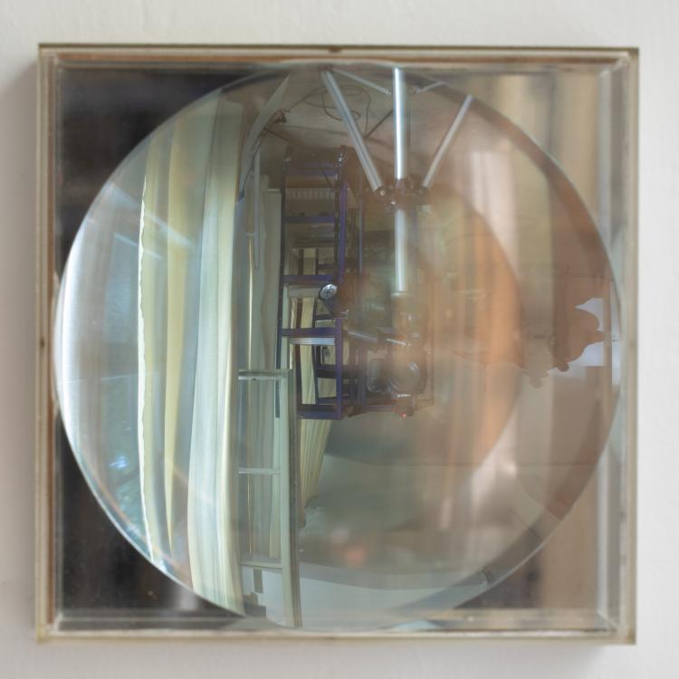 Bild 2 zu Objekt, Ohne Titel, 1973 (Linse in Kasten), Adolf Luther, K-16B 412