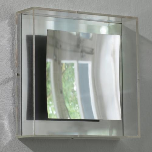 Object box, square mirror object, 19709