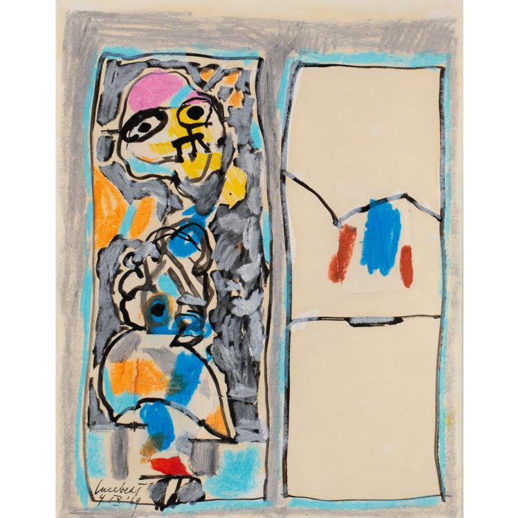 Hauptbild zu Objekt, 'The Guardian', 1969, Lubertus Jacobus Swaanswijk (Lucebert), K-16B 457