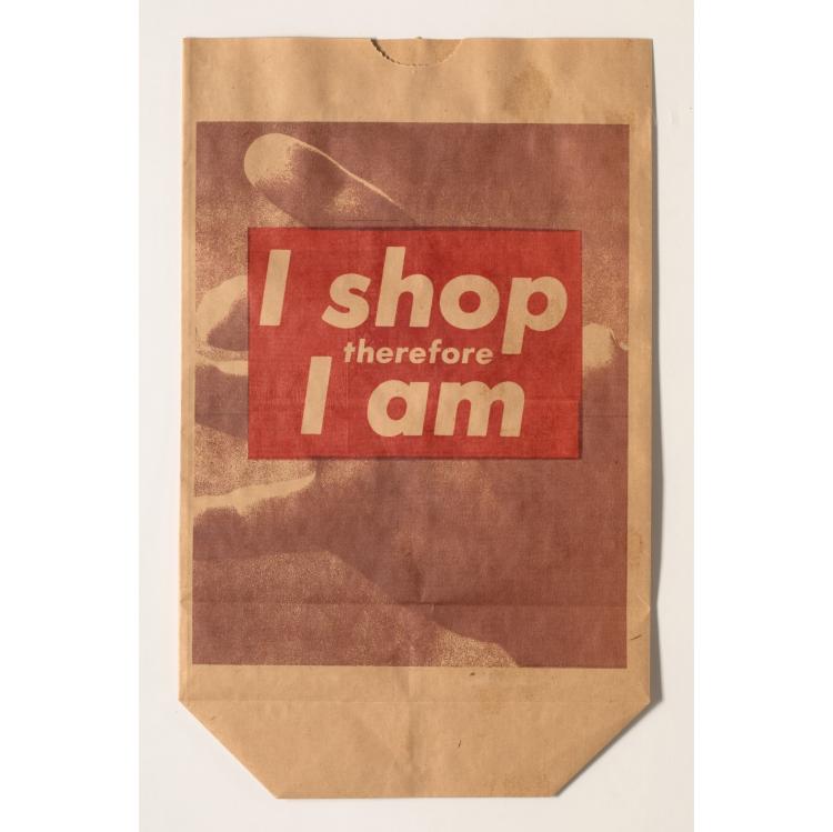 Hauptbild zu Objekt, 'I shop therefore I am', 1990, K&ouml;lnischer Kunstverein, K&ouml;ln (ed.), K-16B 478