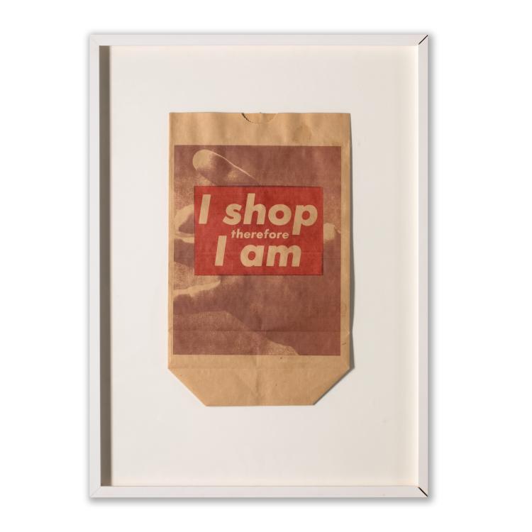 Bild 1 zu Objekt, 'I shop therefore I am', 1990, K&ouml;lnischer Kunstverein, K&ouml;ln (ed.), K-16B 478