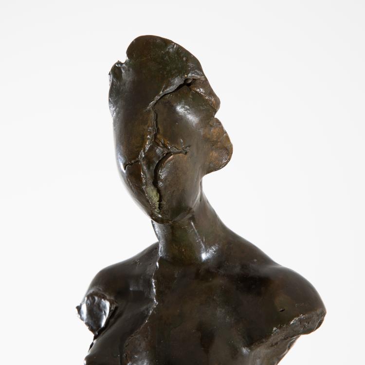 Bild 1 zu Objekt, Skulptur 'Schlange, sich dreimal h&auml;utend', 1989, Michael Schwarze, K-16B 335