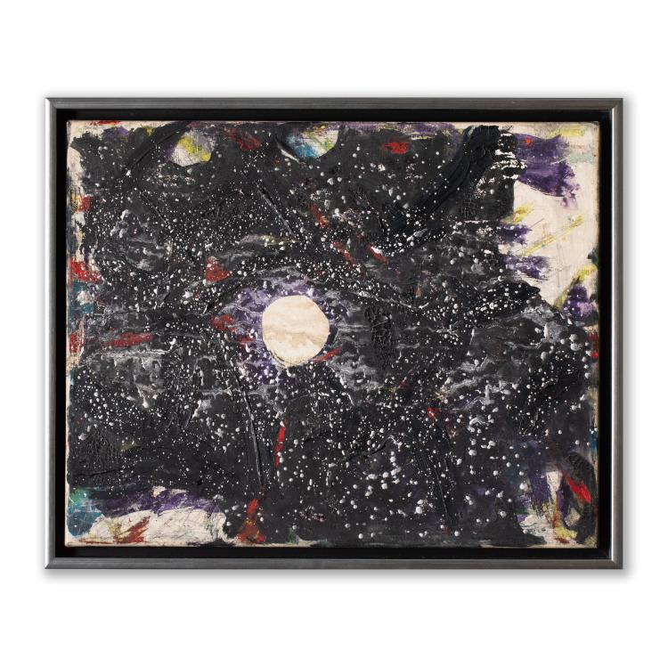 Bild 1 zu Objekt, Composition Black, (1986 - 1990), Norbert Prangenberg, K-16B 460