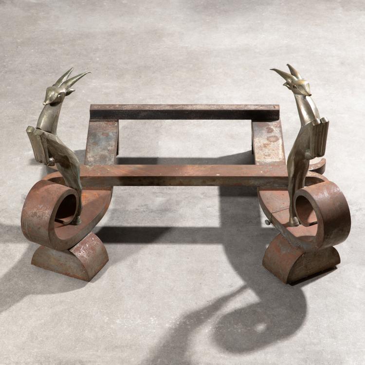 Bild 1 zu Objekt, Kaminbock 'Antilopes', 1930er Jahre, Raymond Subes, Subes, Raymond, K-16A 76