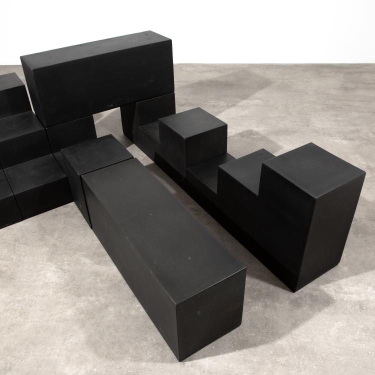 Bild 4 zu Objekt, 8 Sitzelemente Modell Gli Scacchi, Mario Bellini, C&B / B&B Italia, K-16B 735